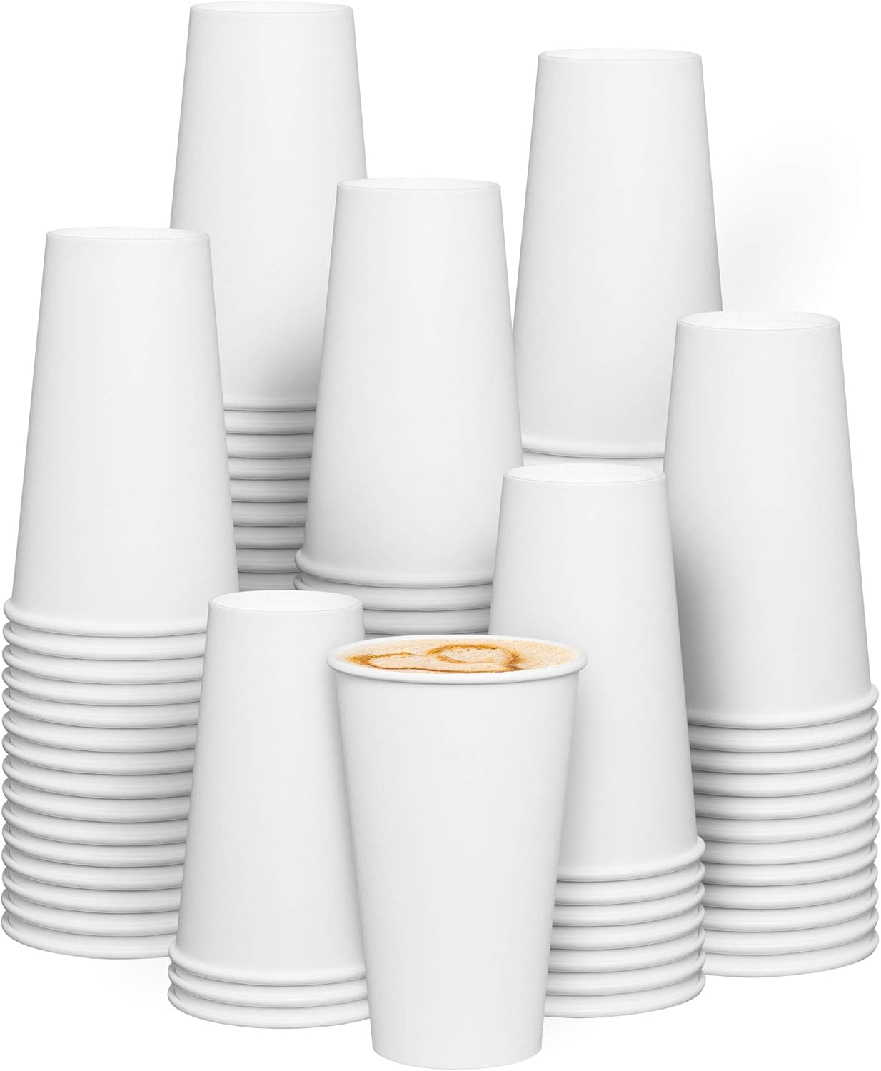 200 Eco-Friendly Hot Coffee Cups by GUSTO