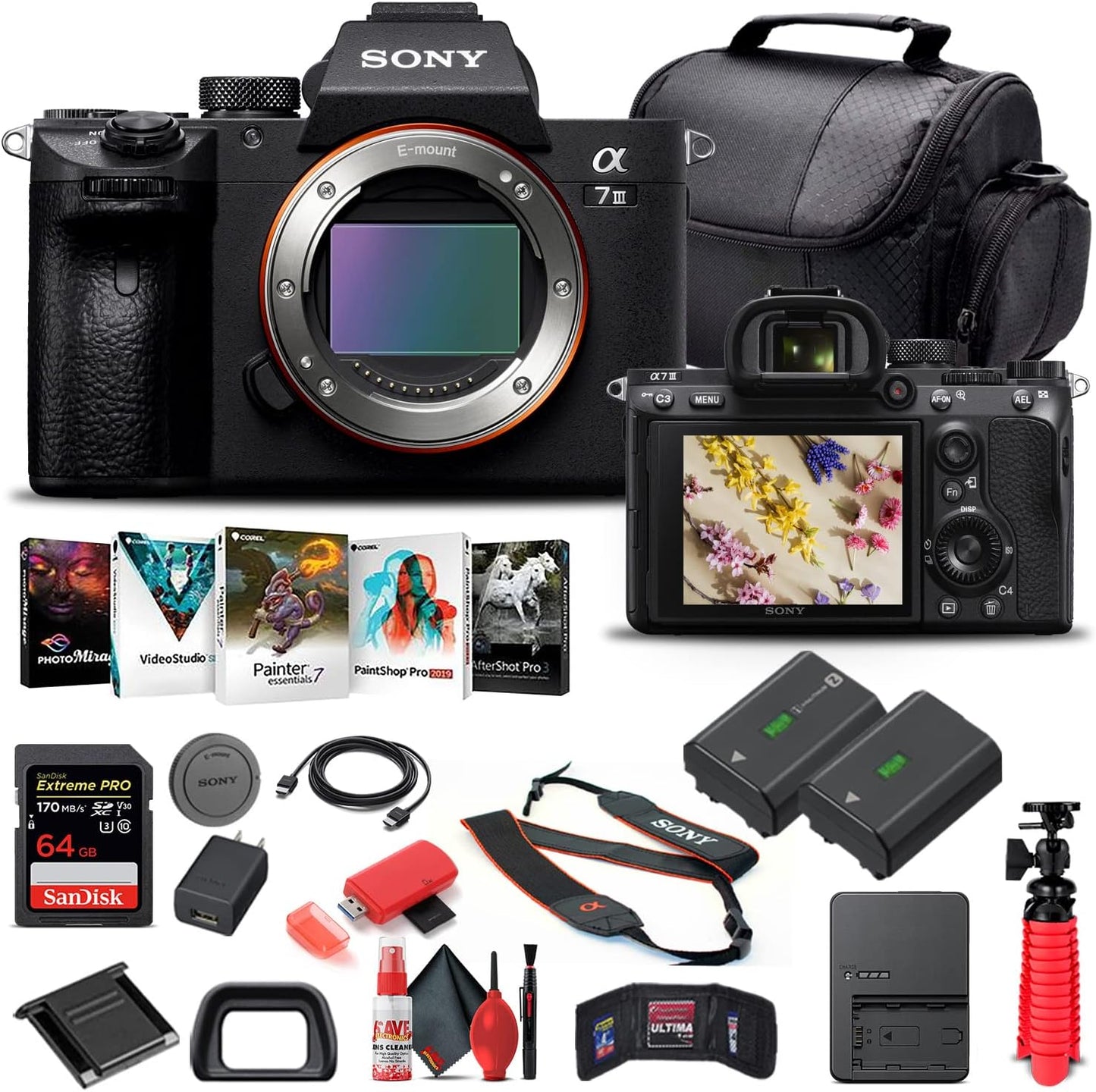 Sony Alpha a7 III Camera Bundle - Renewed