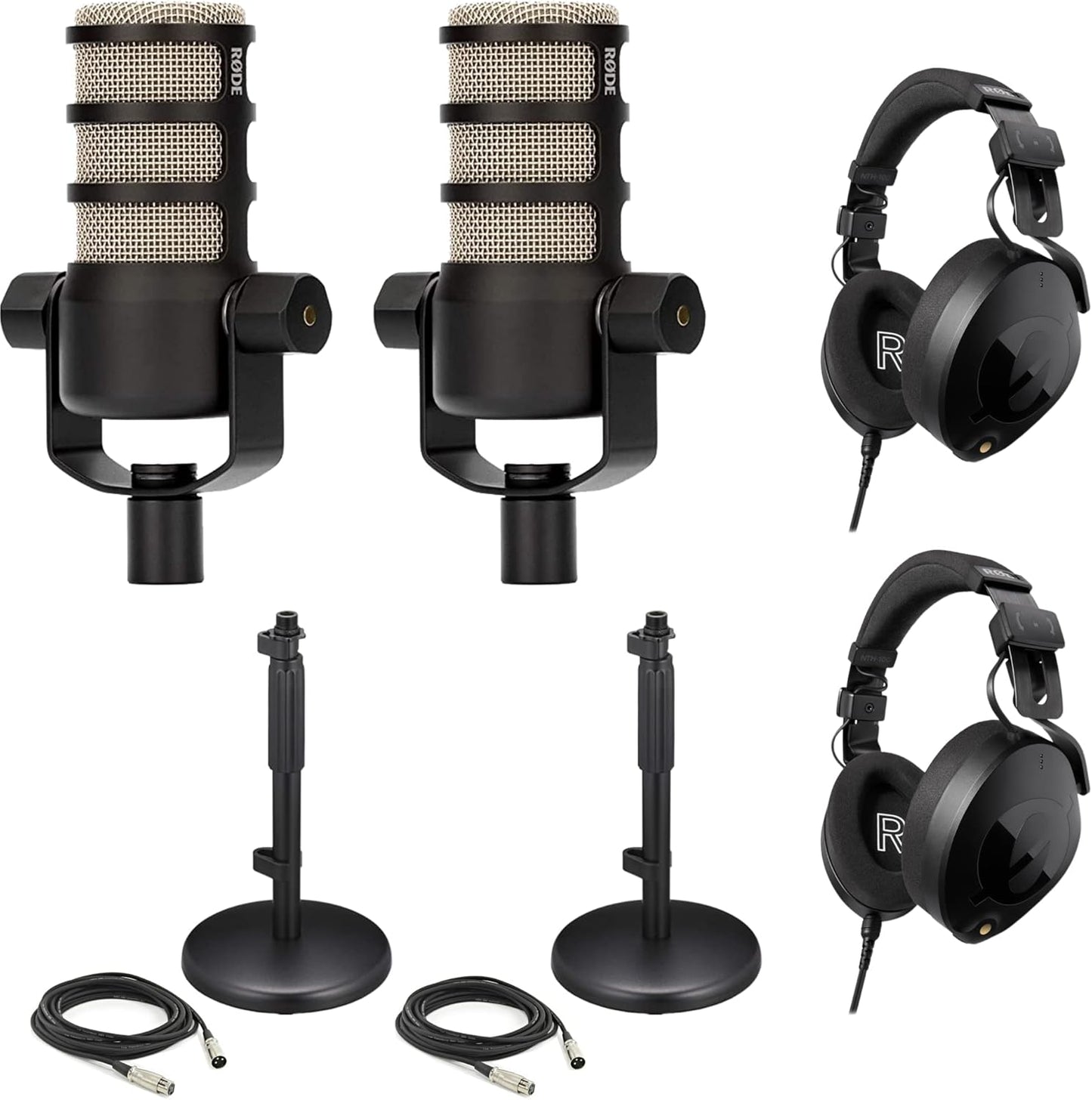 Rode PodMic Dynamic Podcasting Microphones with Accessories