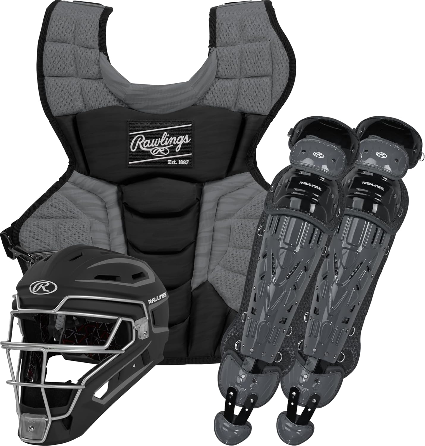 Rawlings Velo 2.0 Catcher's Set for Youth Baseball Players