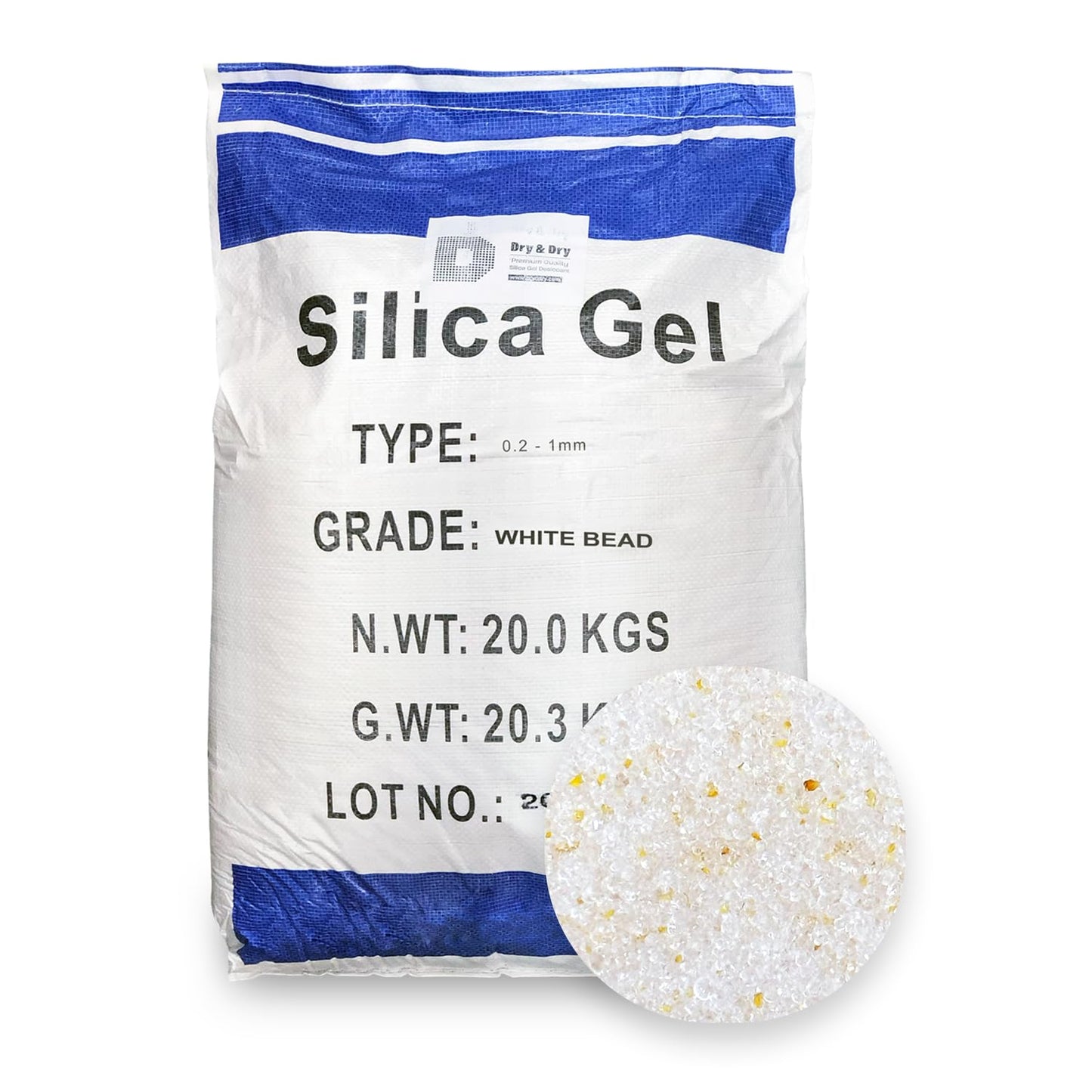 Premium Silica Gel for Flower Drying - 44 LBS of Pure Gel
