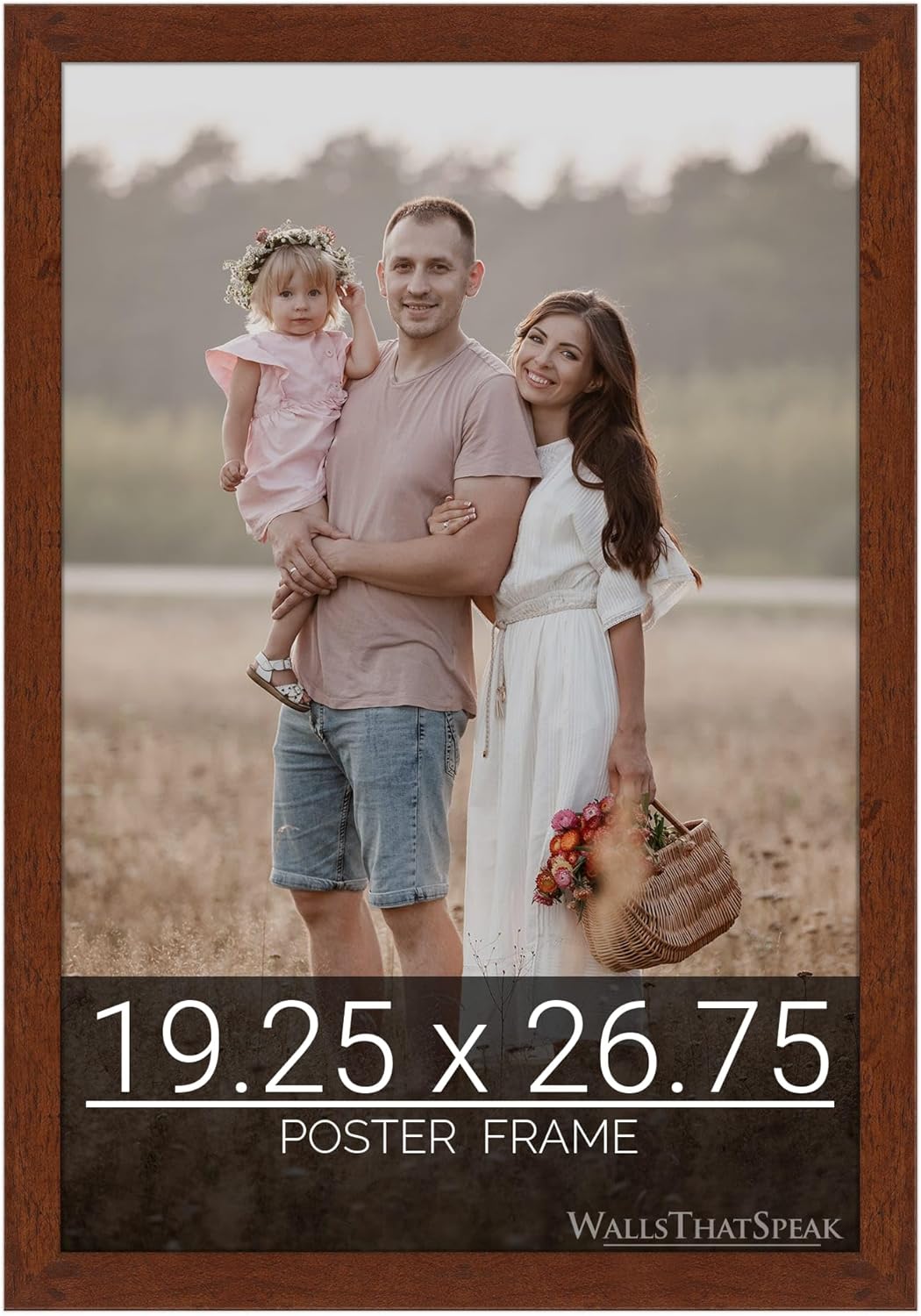 Rustic Pine Picture Frame for Puzzles, Photos, and Artwork