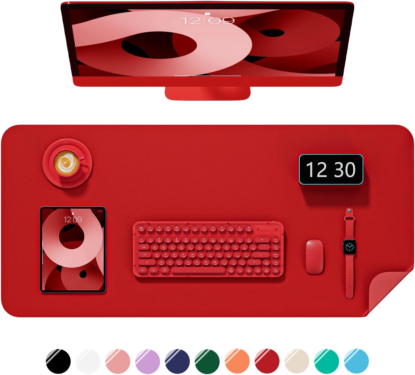 Non-Slip Waterproof Desk Pad - Perfect for Work & Gaming