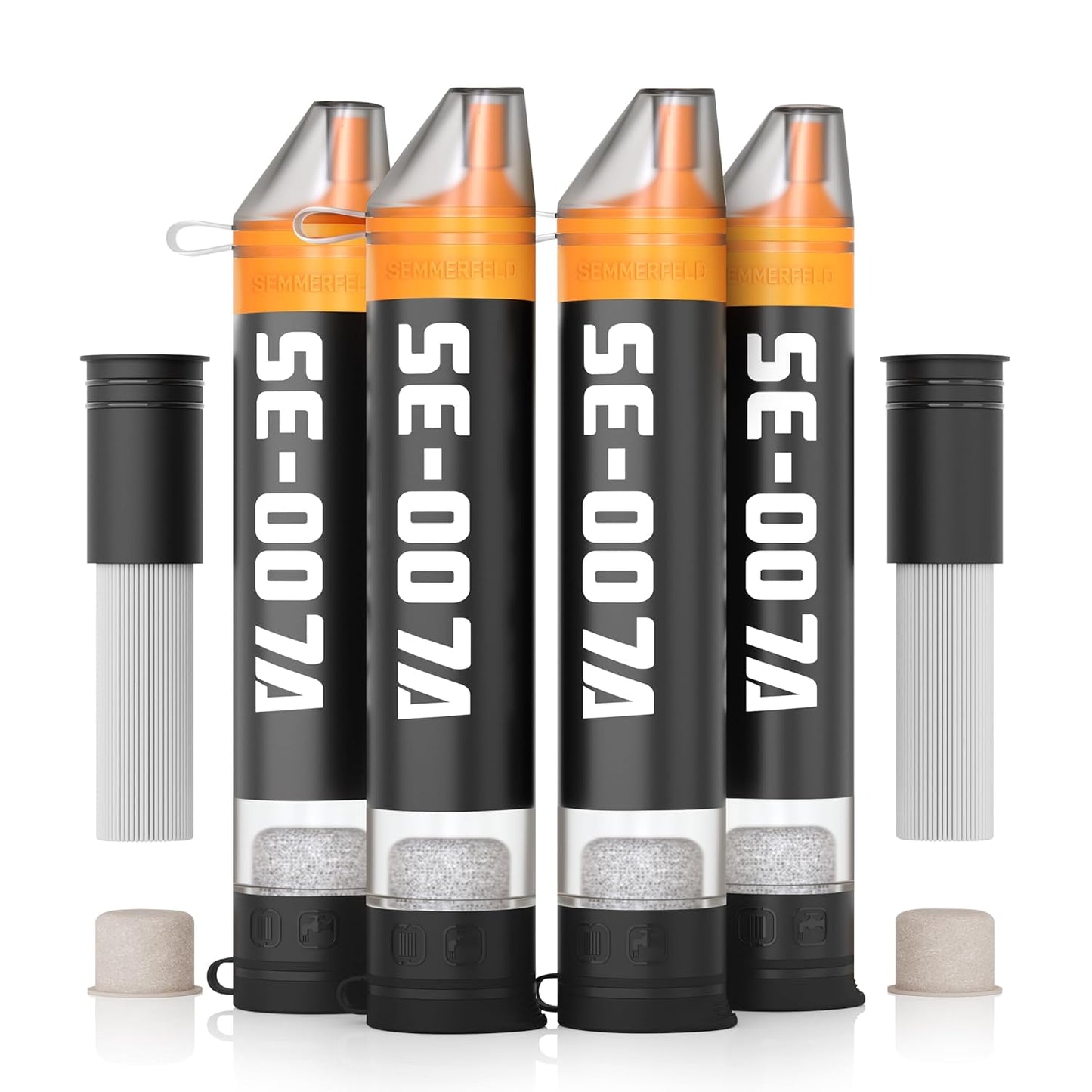 Personal Straw Water Filter for Hiking, Camping, and Travel