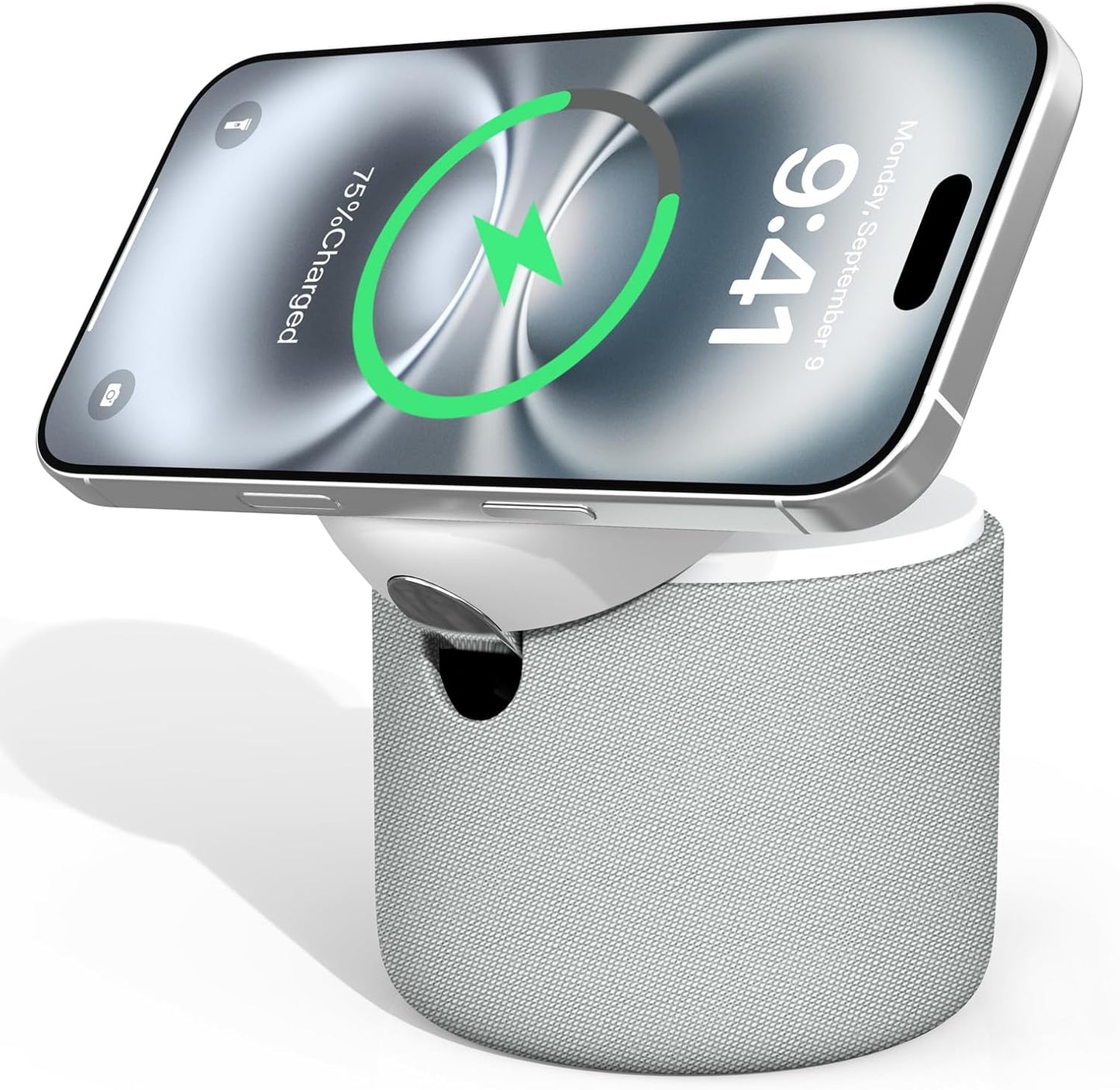 ANJANK 15W Wireless Charging Speaker: Hi-Fi Sound & Magnetic Stand