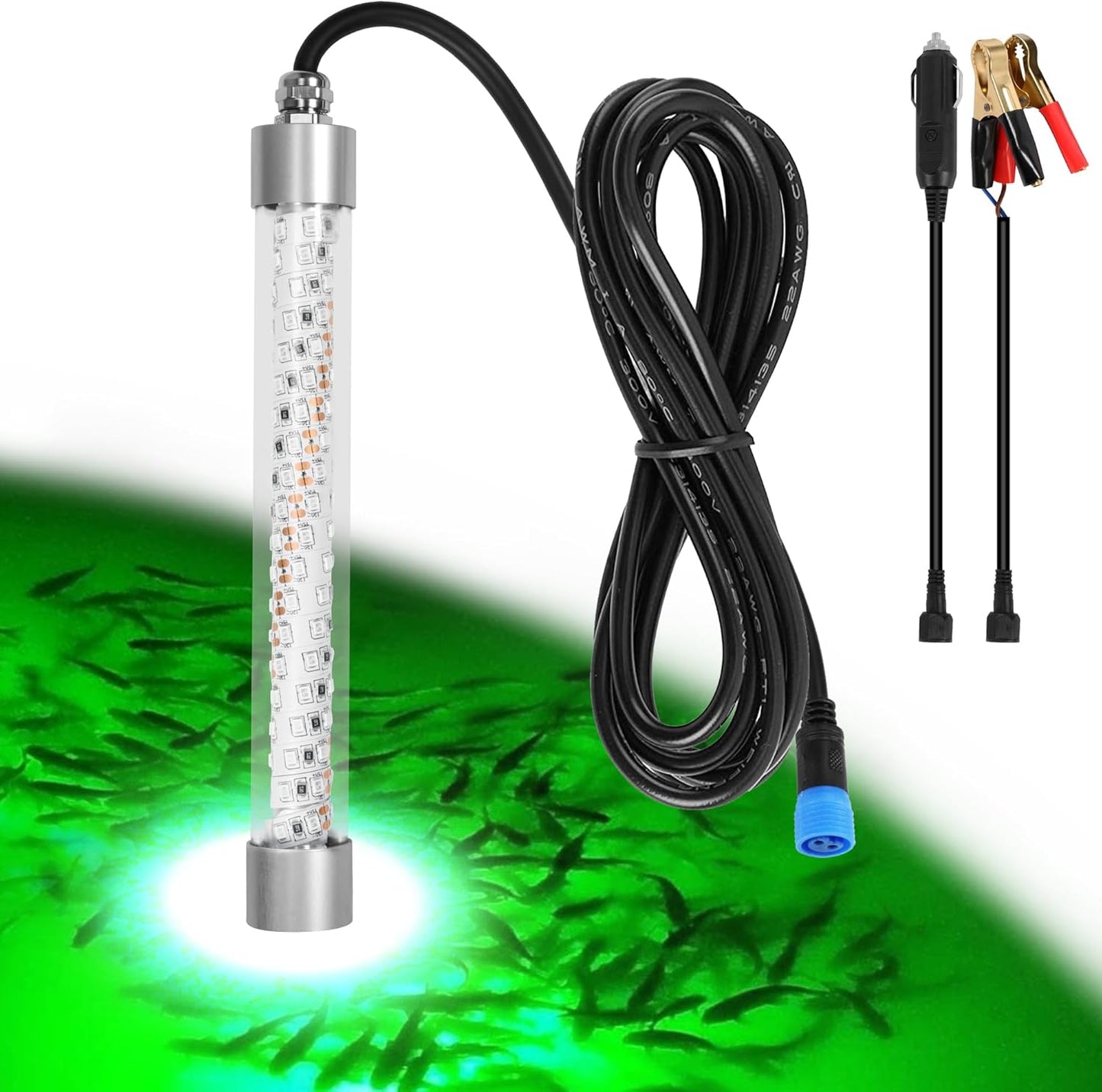 Underwater Fishing Light 100W 10000lm for Night Fishing