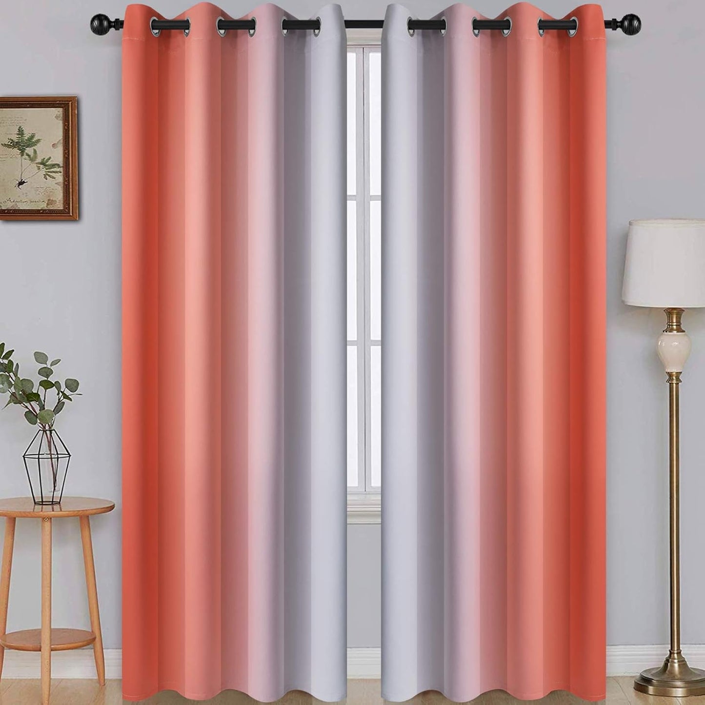SimpleHome Ombre Room Darkening Curtains for Stylish Living Spaces