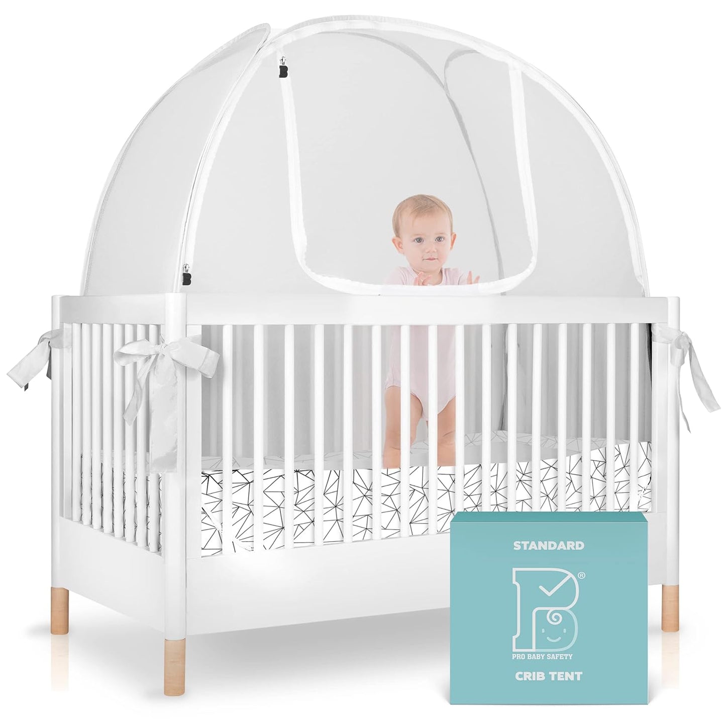 Baby Safe: Pop Up Crib Tent - Secure Sleep Solution