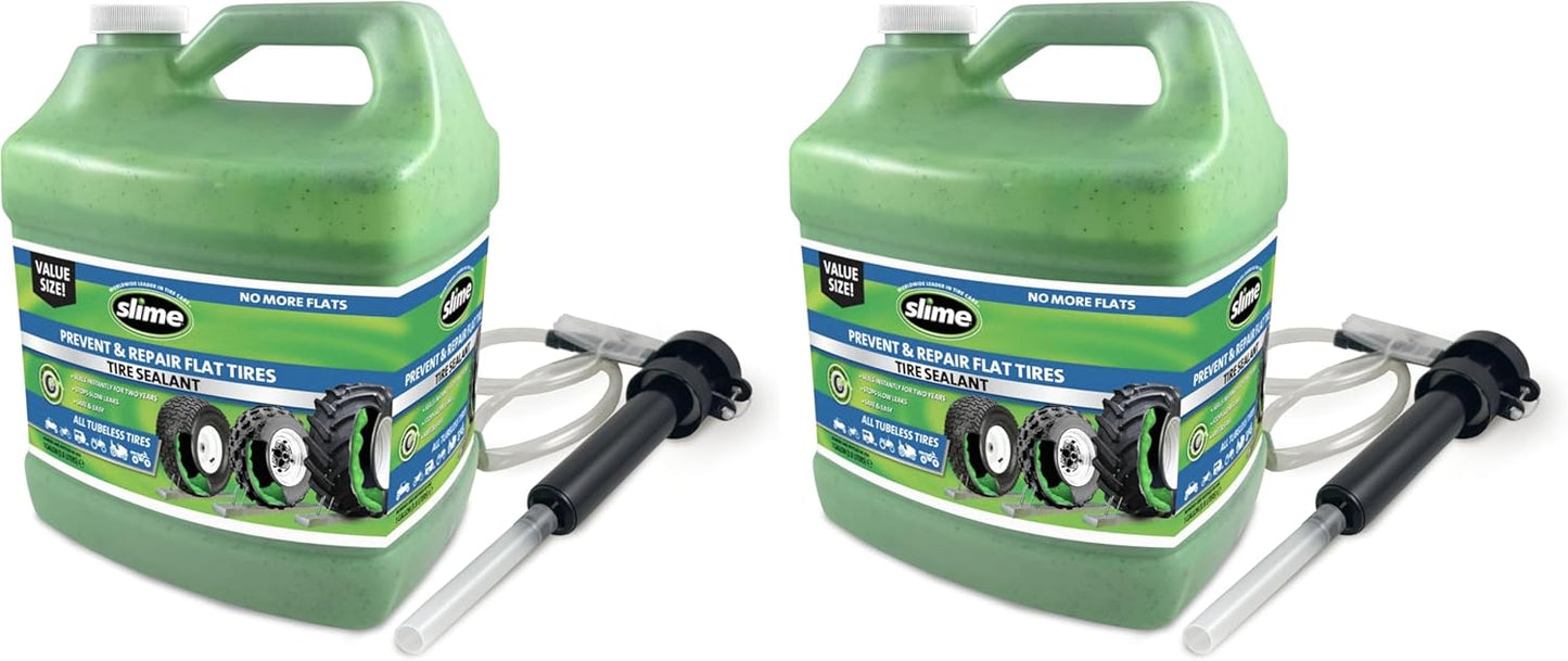 Slime 10206 Flat Tire Puncture Repair Sealant for Off-Highway
