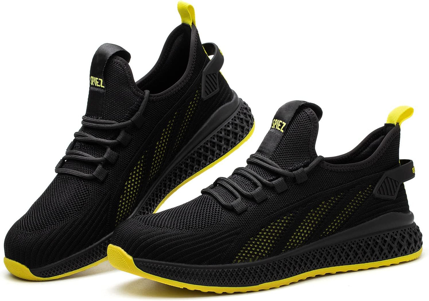 SPIEZ Unisex Safety Shoes: Comfortable, Breathable Work Sneakers