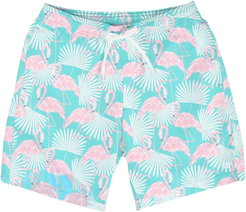 Tipsy Elves Men's Swim Trunks with Quick-Dry Mesh Liner