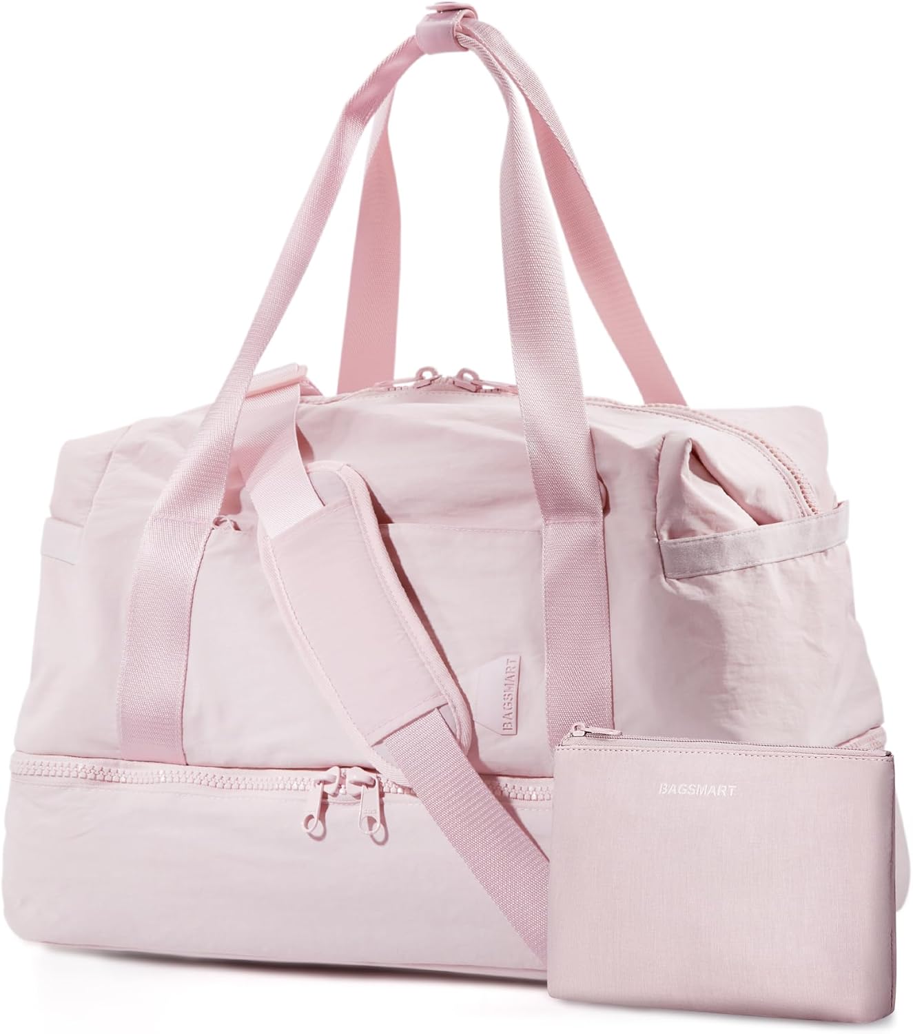 Weekender Bags for Women - Travel Duffel with Shoe Compartment