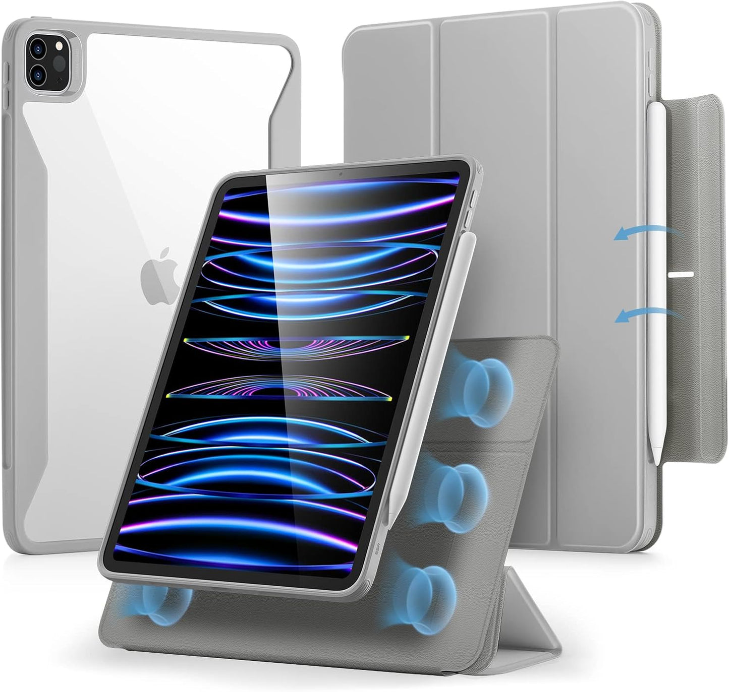 ESR iPad Pro 11 Inch Case with Pencil Holder and Magnetic Cover