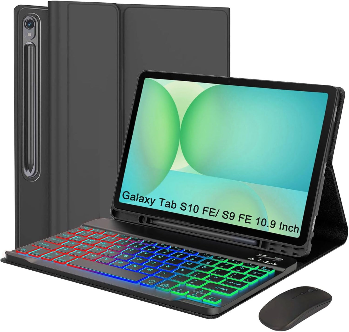 Keyboard Case for Samsung Galaxy Tab S10 FE and S9 FE 10.9