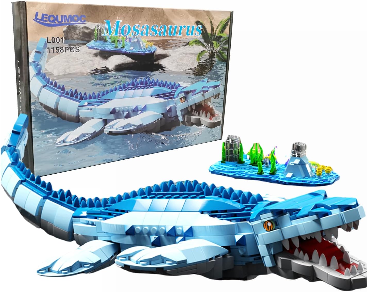 Jurassic Mosasaurus Building Set for Kids Age 6-12 Years