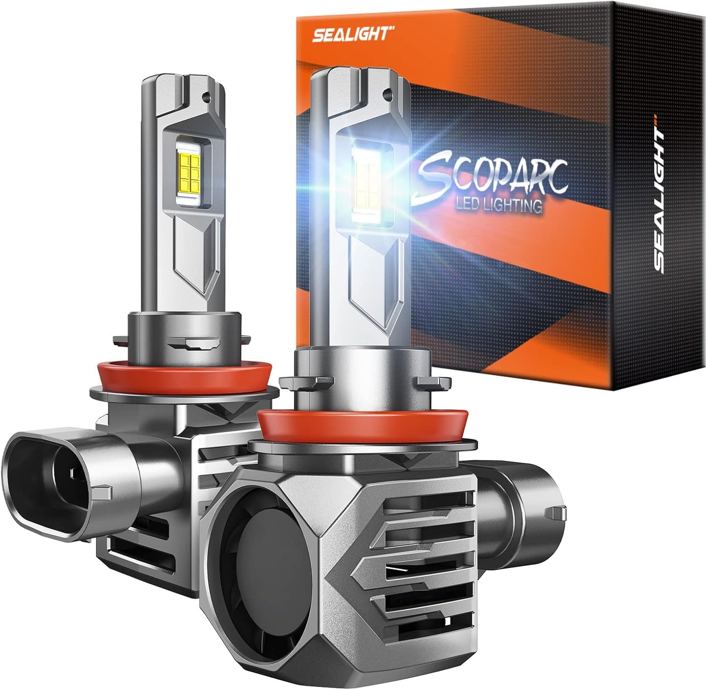 SEALIGHT H11 Bulbs Brightest 56000LM Fog Light Bulbs for Clarity