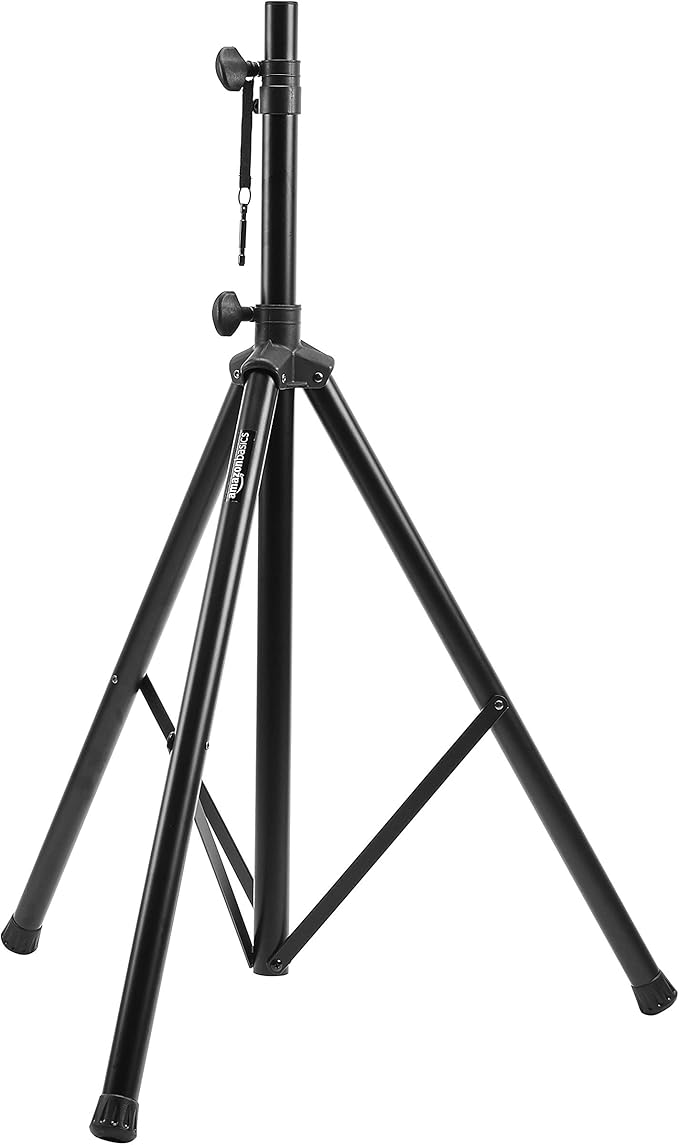 Adjustable Speaker Stand - 4.1 to 6.6-Foot Steel Design