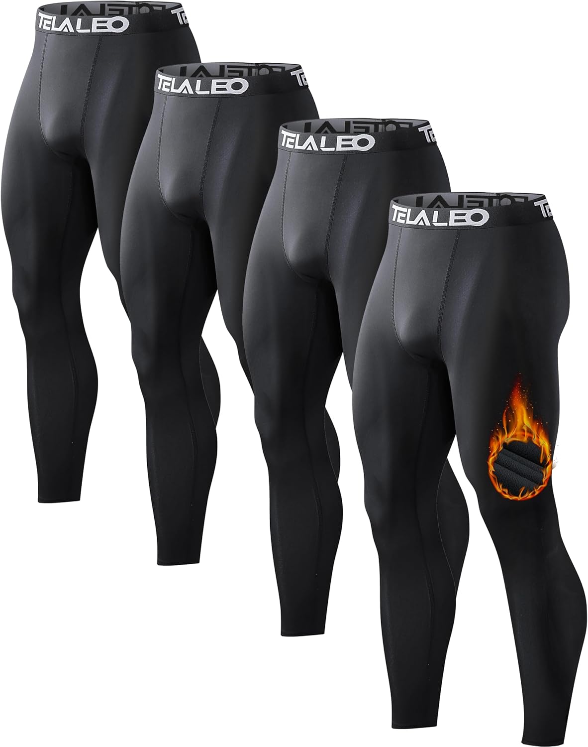 Men's Thermal Compression Pants for Cold Weather Sports Gear
