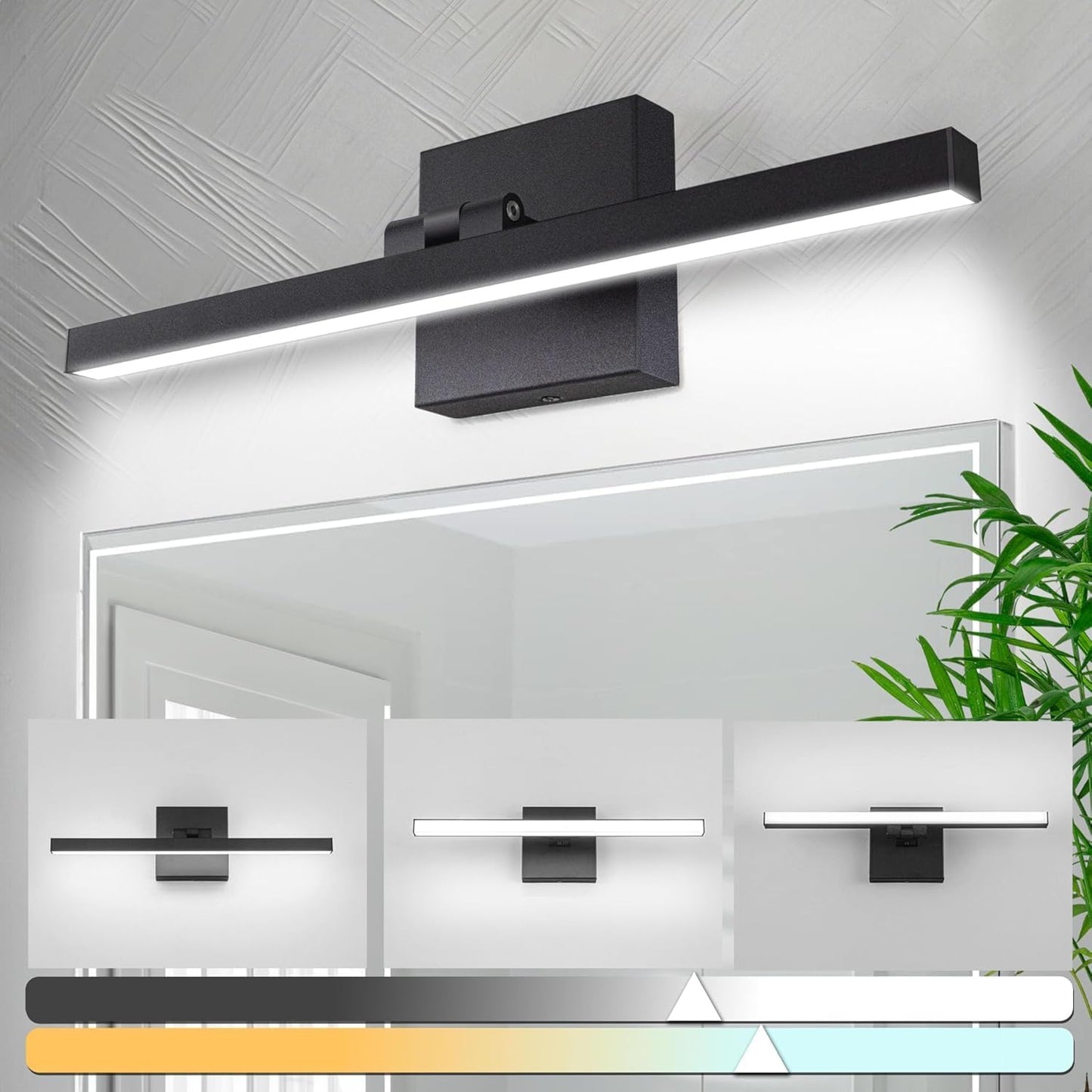 Modern LED Bathroom Vanity Light Bar with Adjustable Features