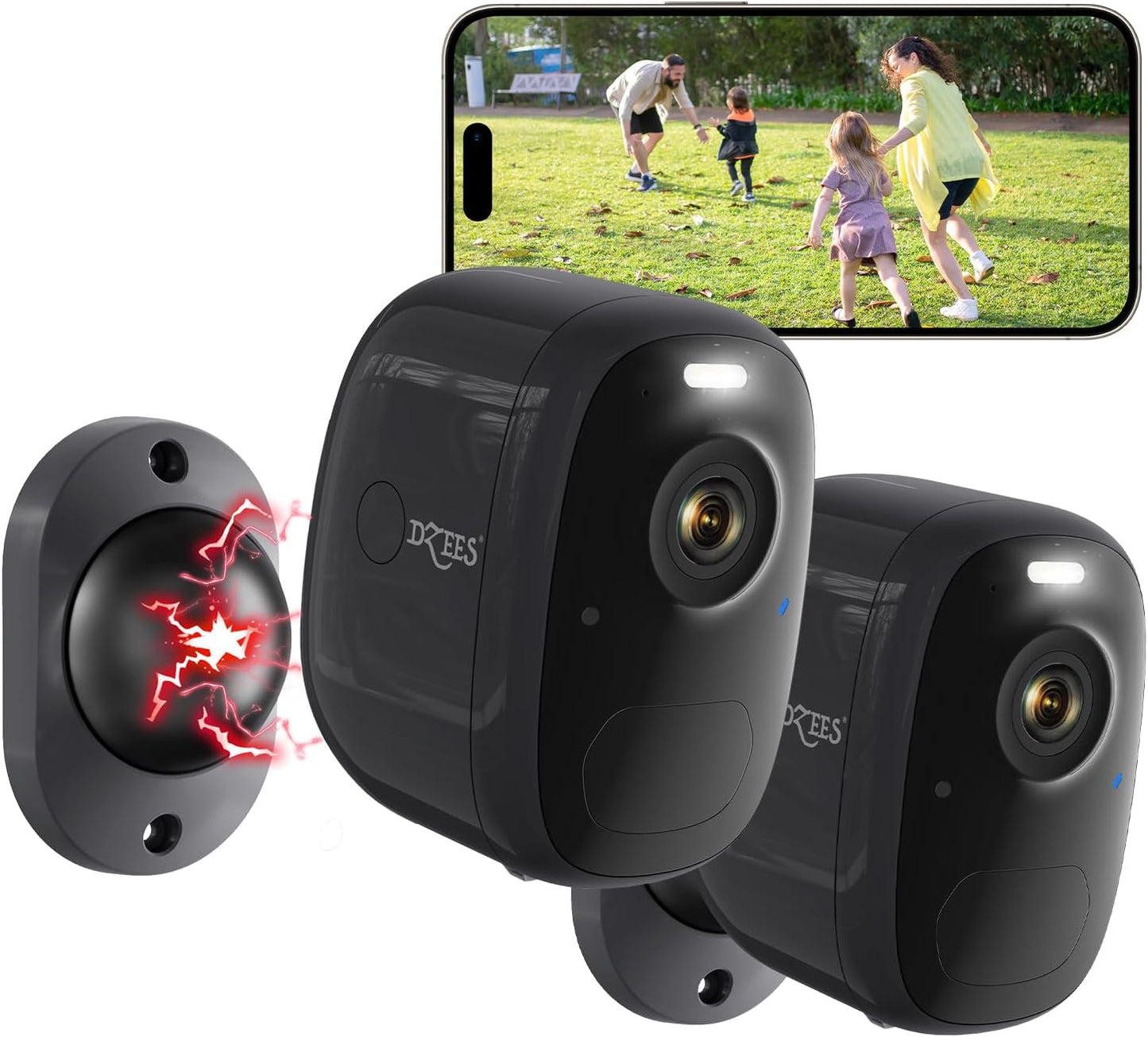 Dzees 4MP Outdoor Camera Wireless for Home Security Needs