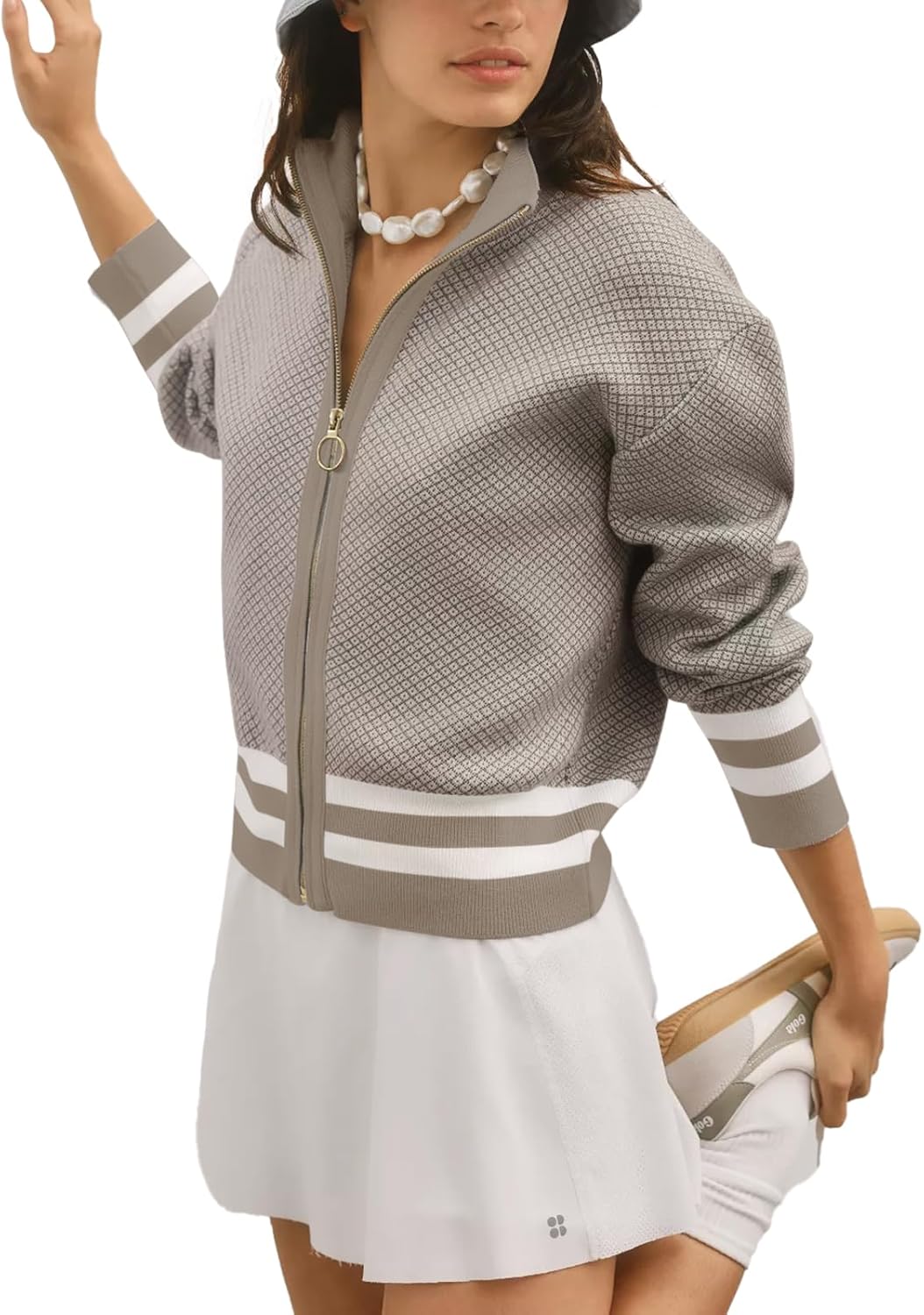 SuperPrity Cardigan Sweaters for Women - Lightweight Zip Up Jacket