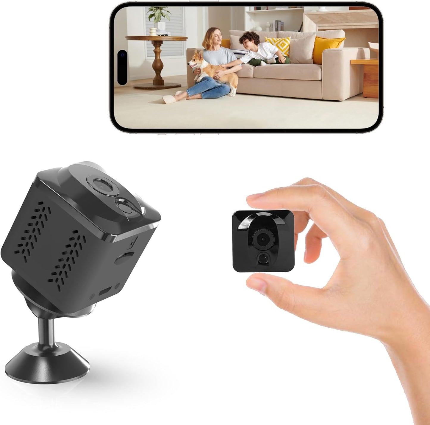 ZHENHAN Mini Camera: Secure Monitoring, Night Vision