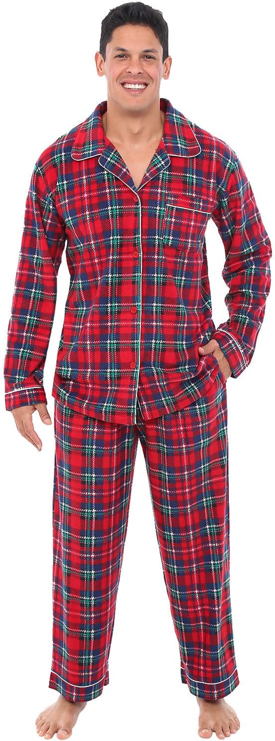 Men's Fleece Pajamas Set for Ultimate Comfort and Warmth