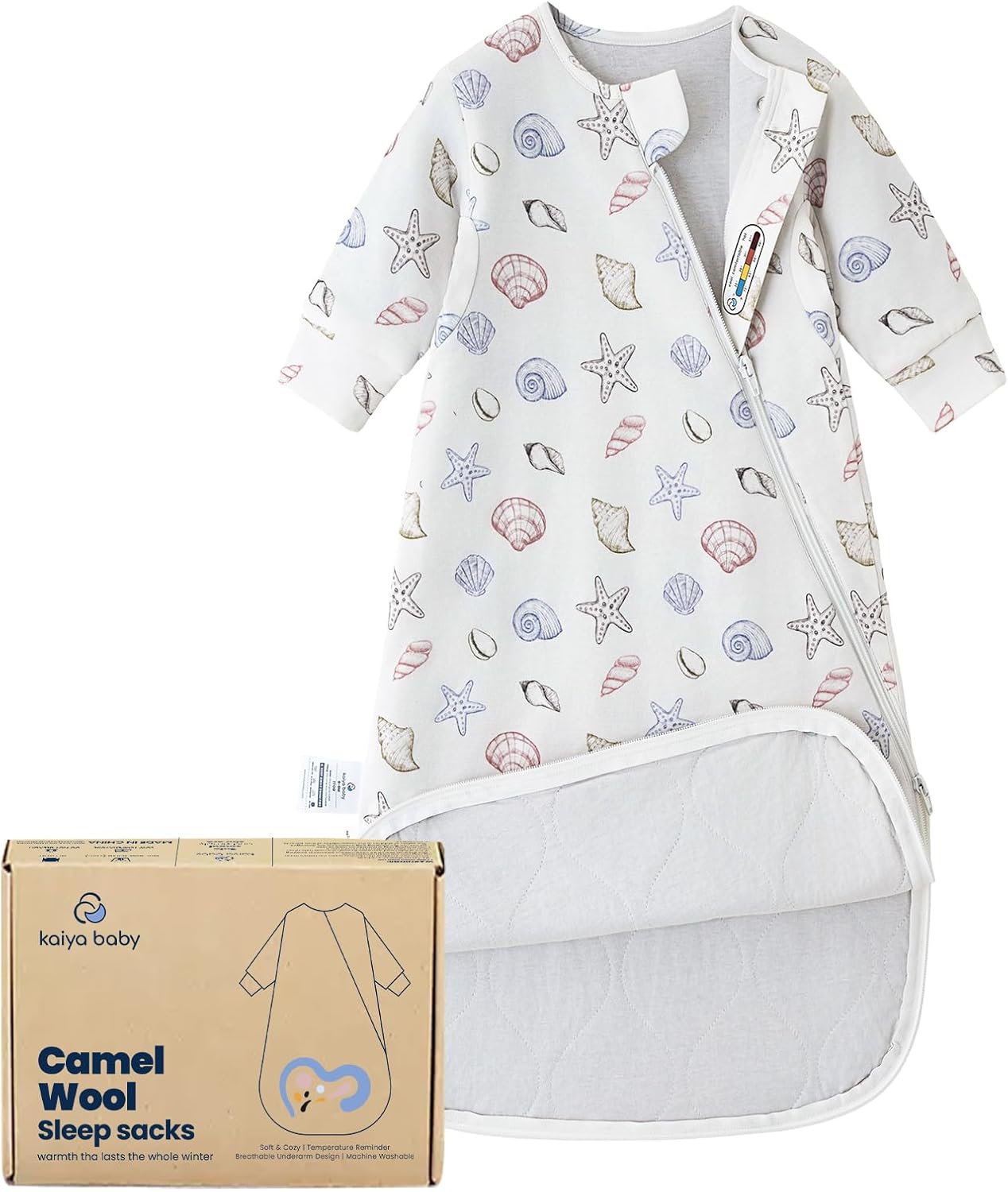 Unisex Sleeping Bag for Babies and Toddlers 2.5 Tog - Soft Cotton