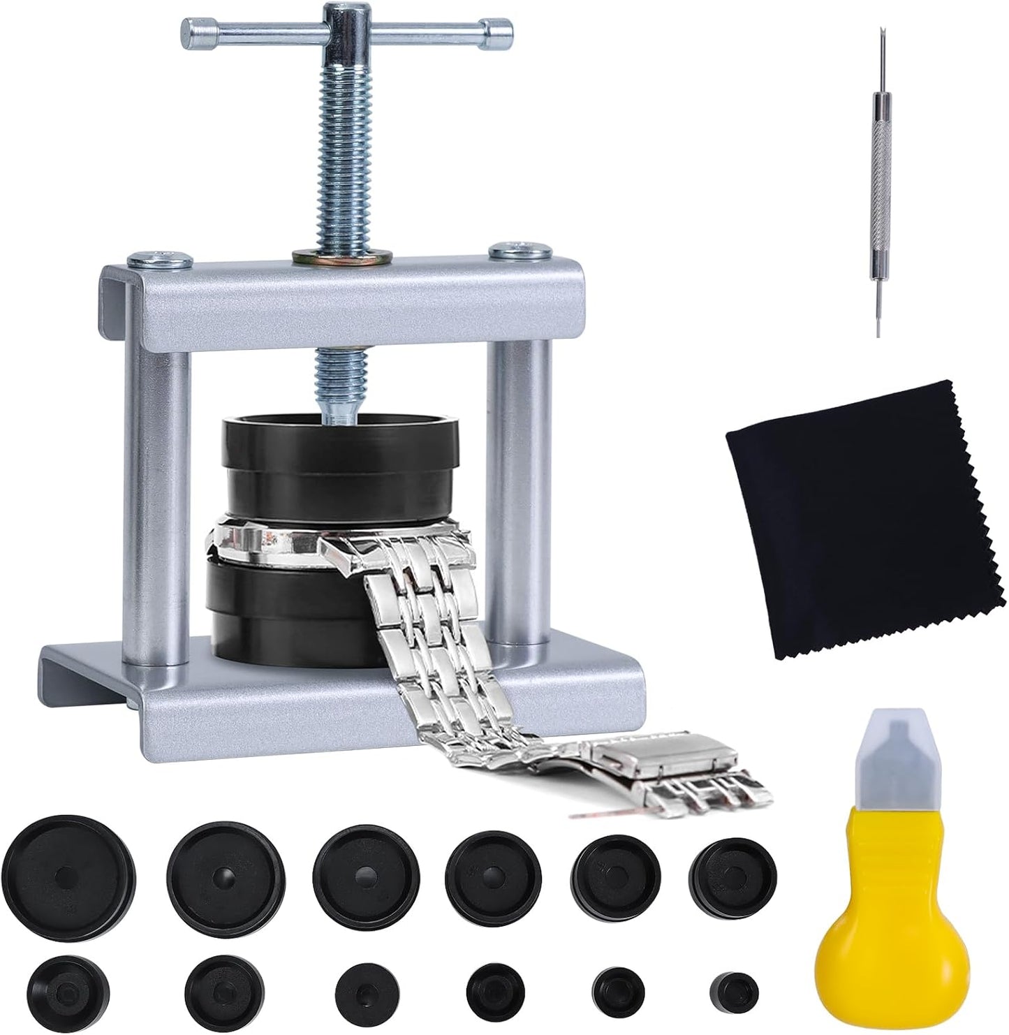 Watch Back Case Closer Tool Set - Easy Watch Cover Replacement
