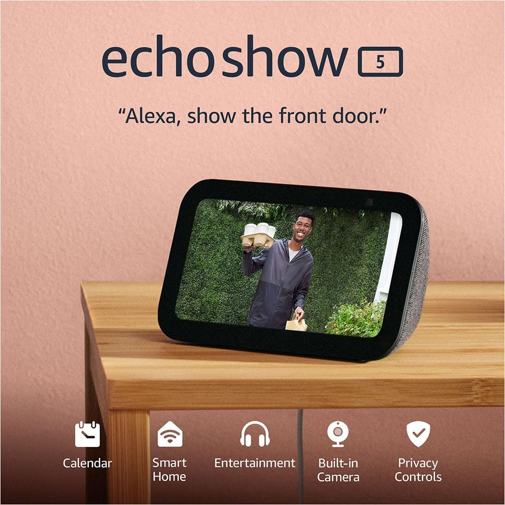 Echo Show 5: Enhanced Bass, Clearest Sound