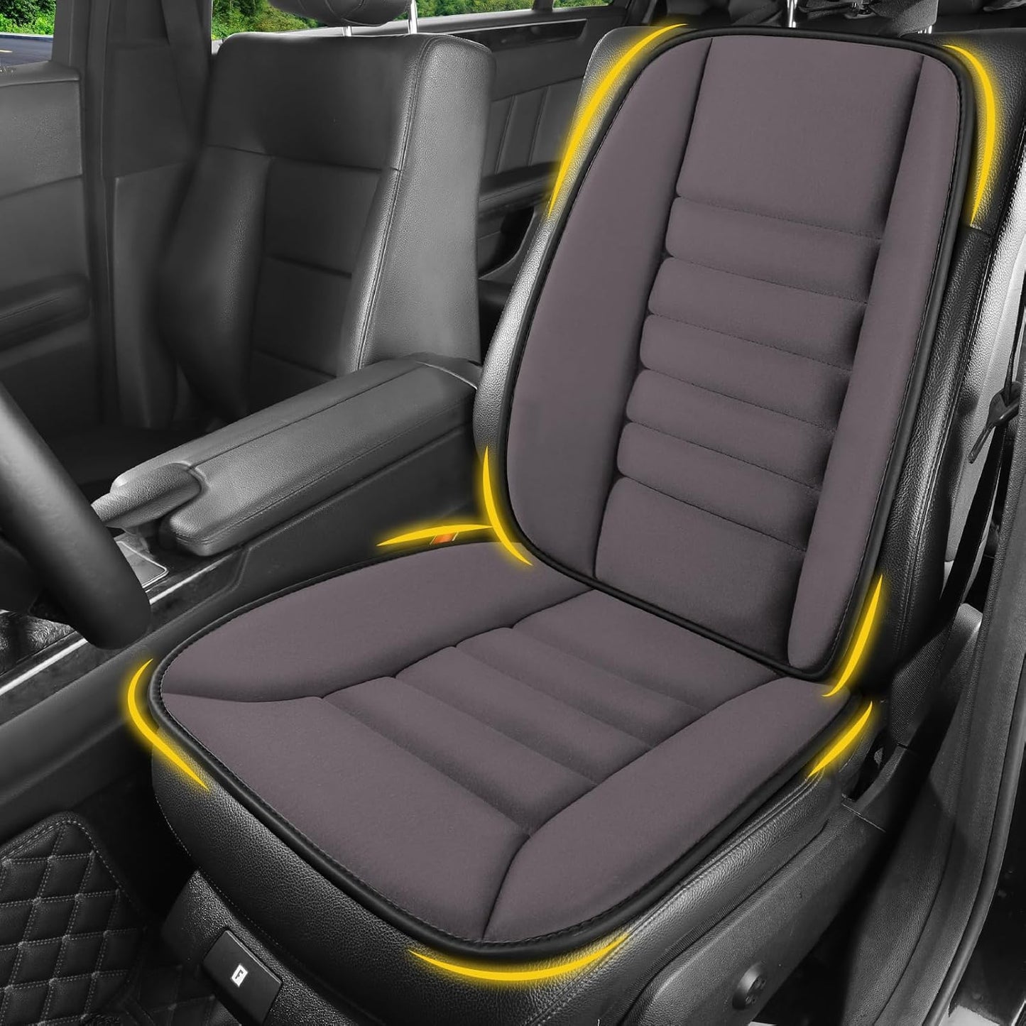 Car Seat Cushion with Back Support for Pain Relief and Comfort