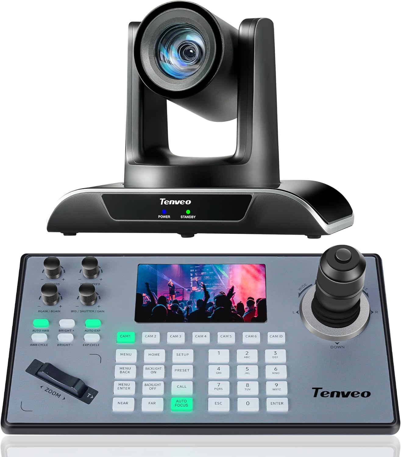 Tenveo PTZ Camera and Controller Bundle for Live Streaming Events