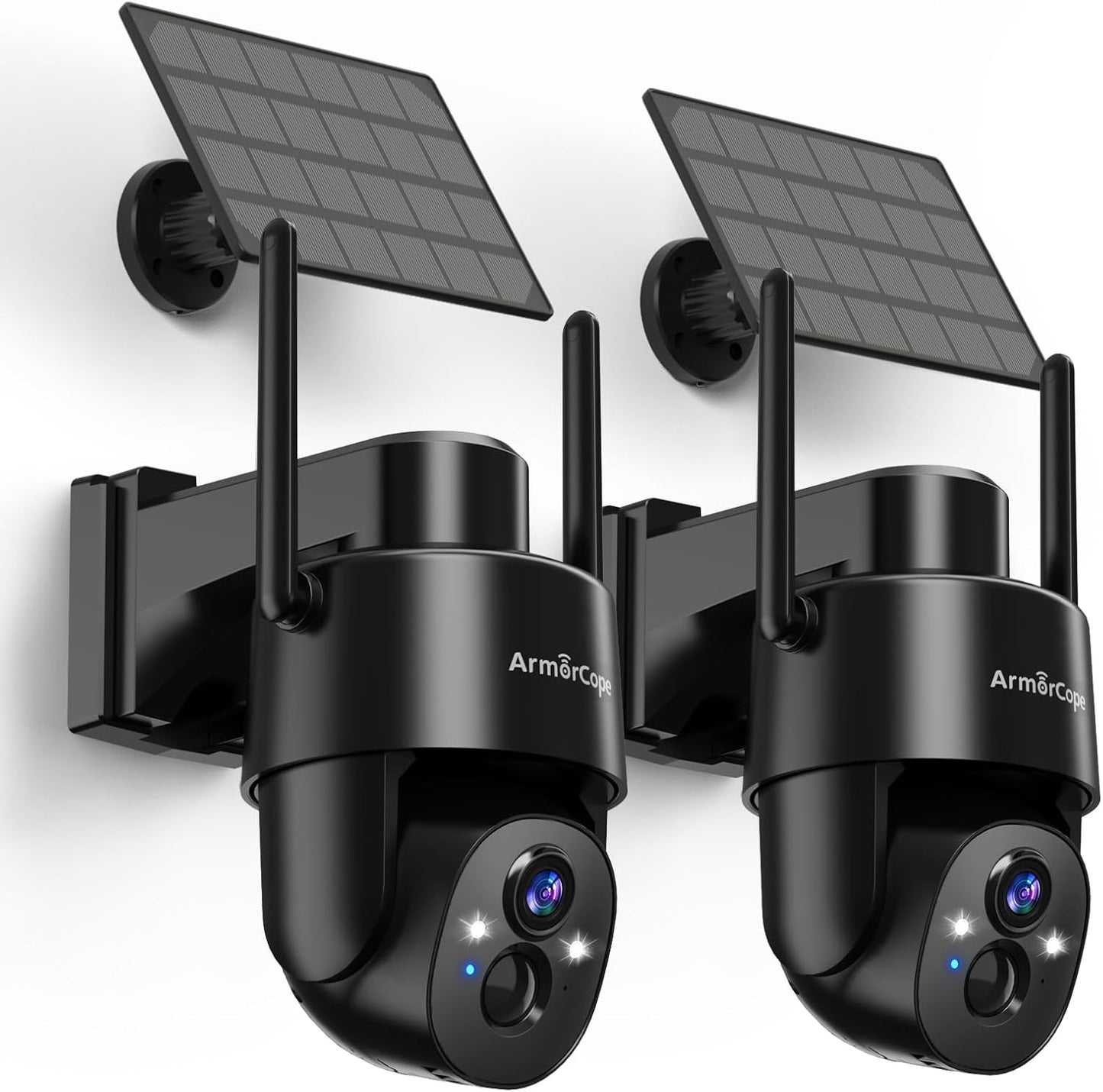 2Pack 2K HD Solar Security Cameras for Home Security Needs