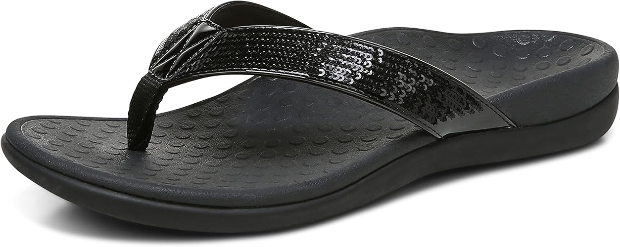 Vionic Women's Tide Sequins Flip Flop: Stylish Comfort for Summer