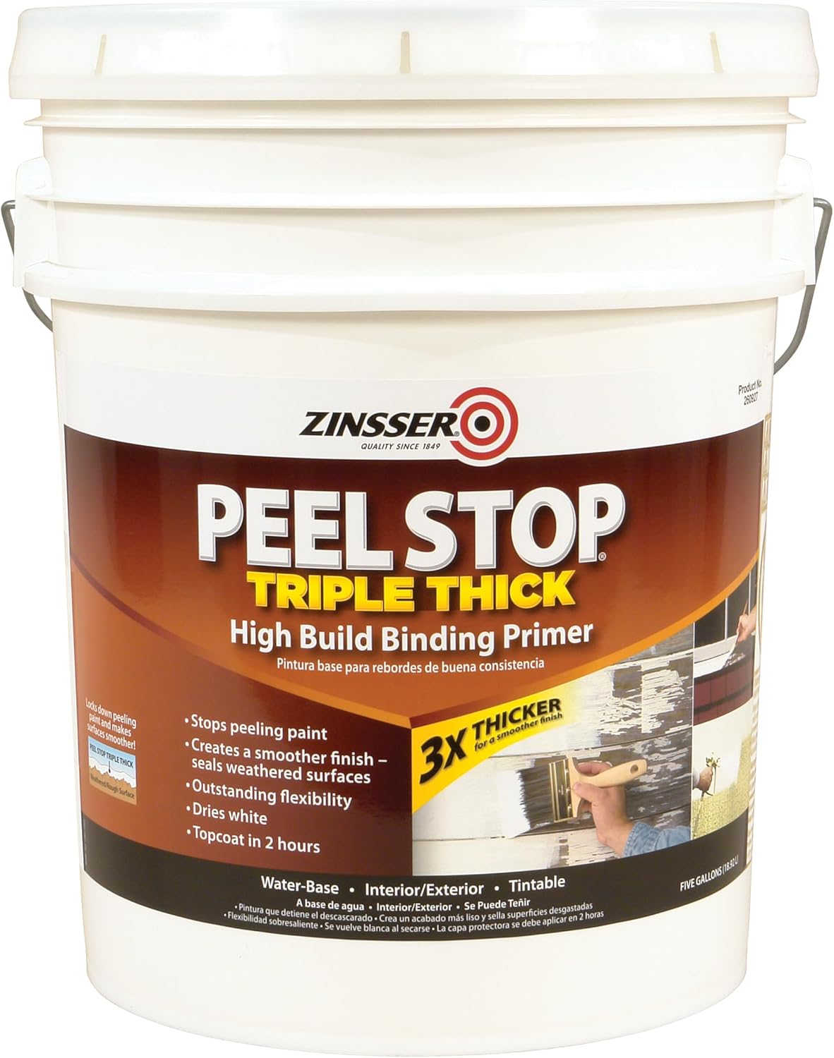 5 gal Zinsser 260927 White Peel Stop Triple Thick Primer Review