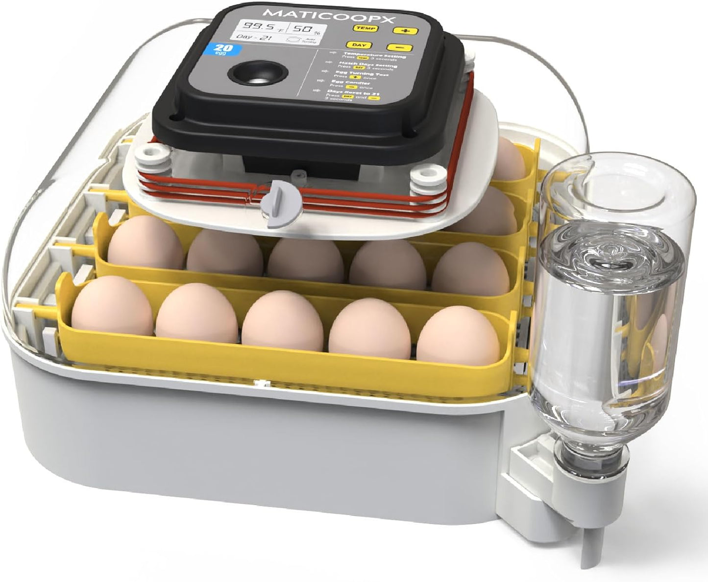 MATICOOPX 20 Egg Incubator with Humidity Display Review