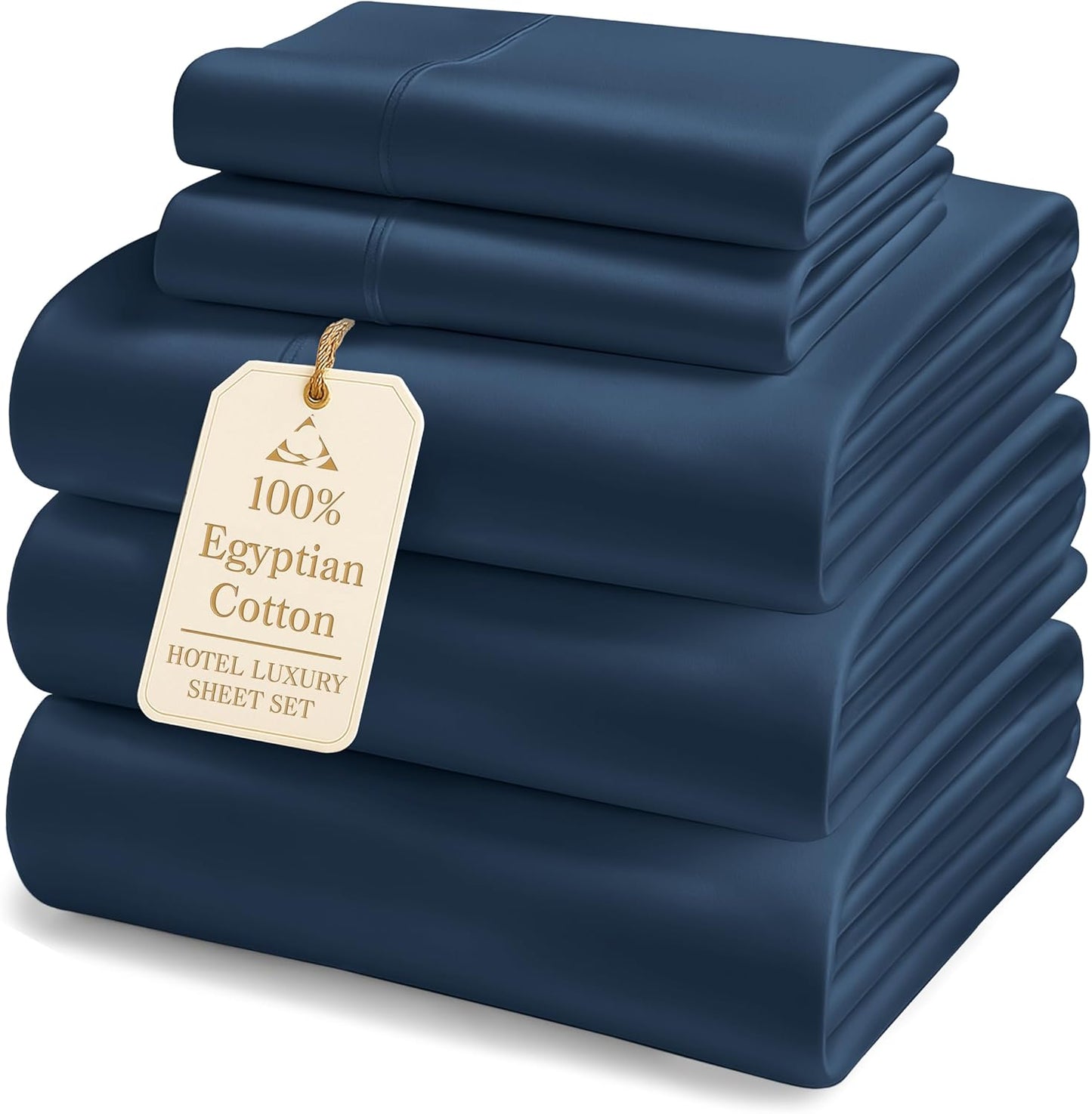 100% Egyptian Cotton Split King Sheets for Adjustable Beds