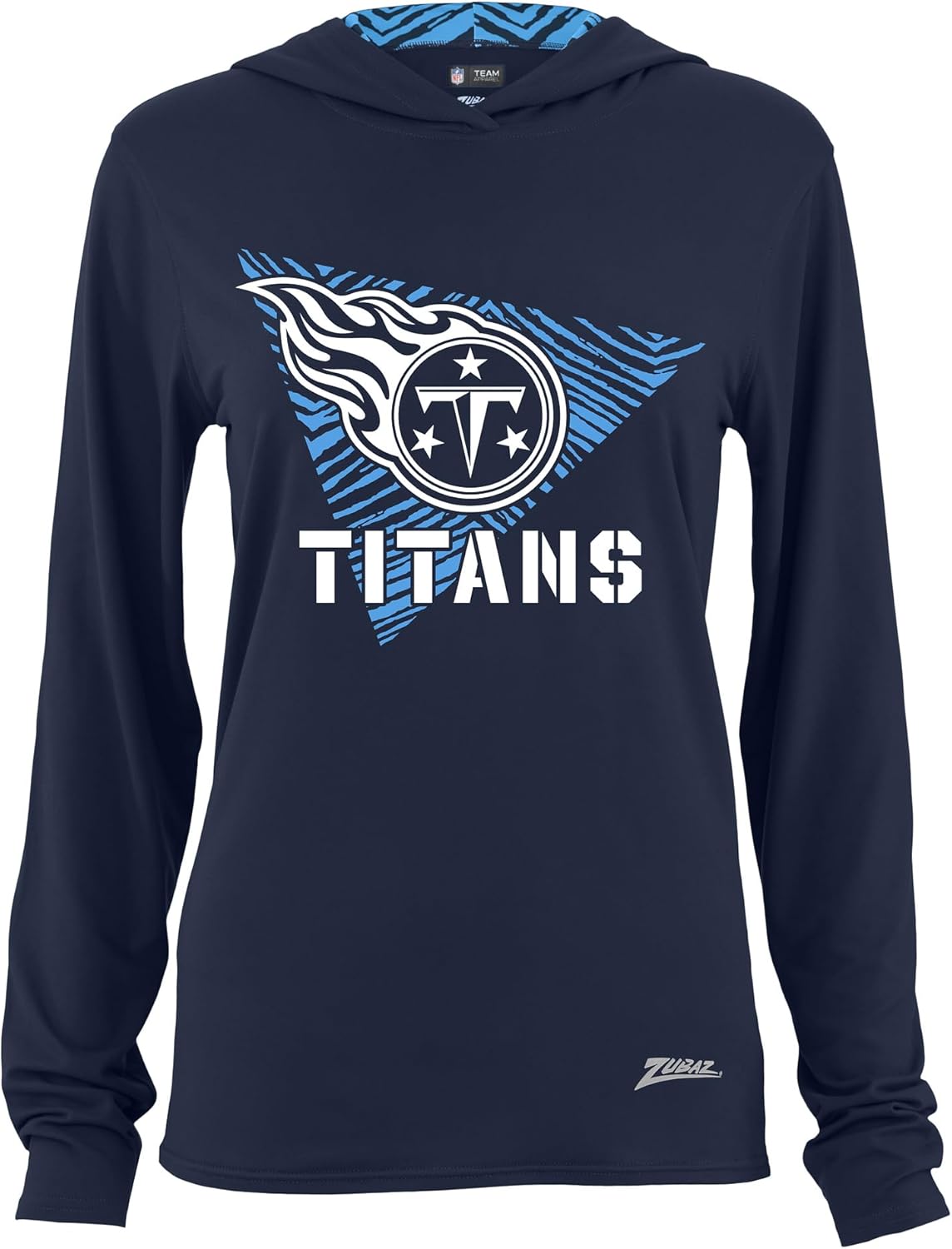 NFL Women's Lightweight Hoodie with Lined Hood for Comfort