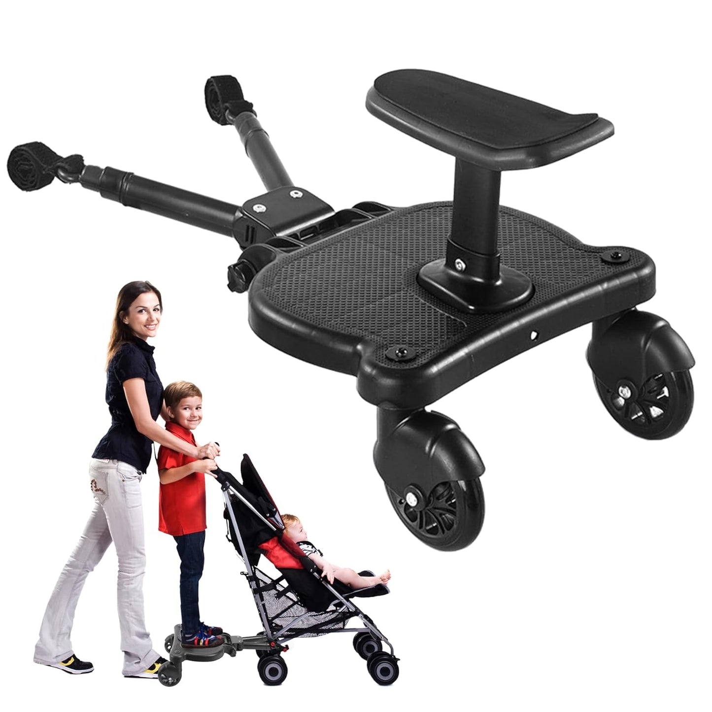 2025 New Universal Stroller Board with Detachable Seat for Kids