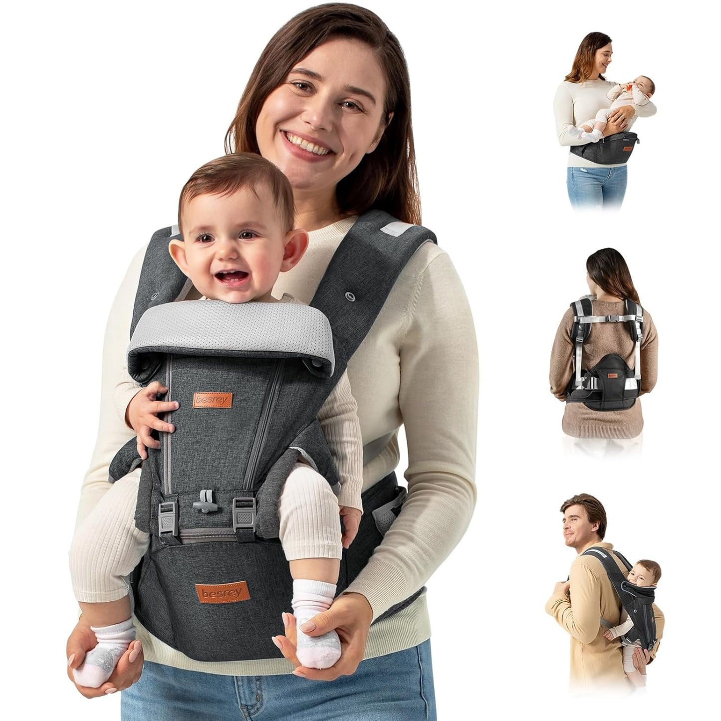 besrey Baby Carrier Hip Seat for Dad: Comfort and Versatility