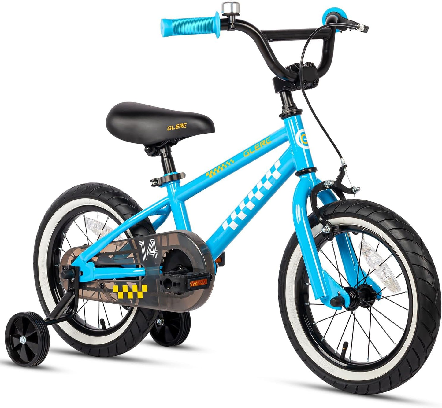 Glerc NuNu Kids Bike 12 14 16 Inch for Boys Girls Ages 2-8