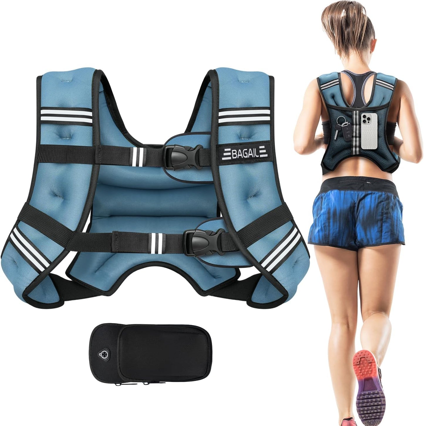 BAGAIL Weighted Vest for Effective Training and Weight Loss