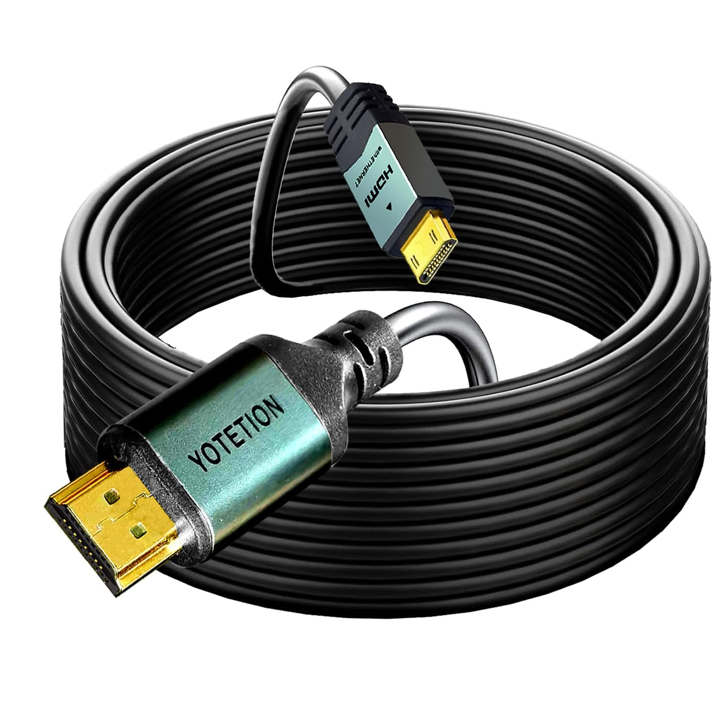 Mini HDMI to HDMI Cable 50FT for 4K 60Hz High Speed Video