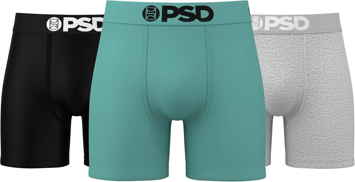 PSD Men's Mid Length Boxer Briefs - 5 Inch Inseam Comfort