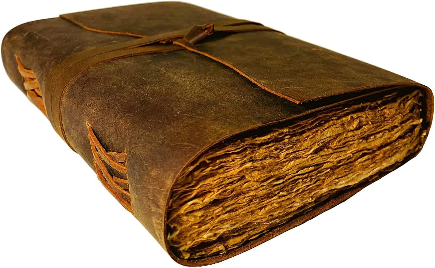 Vintage Leather Journal with 200 Pages for Creative Writing