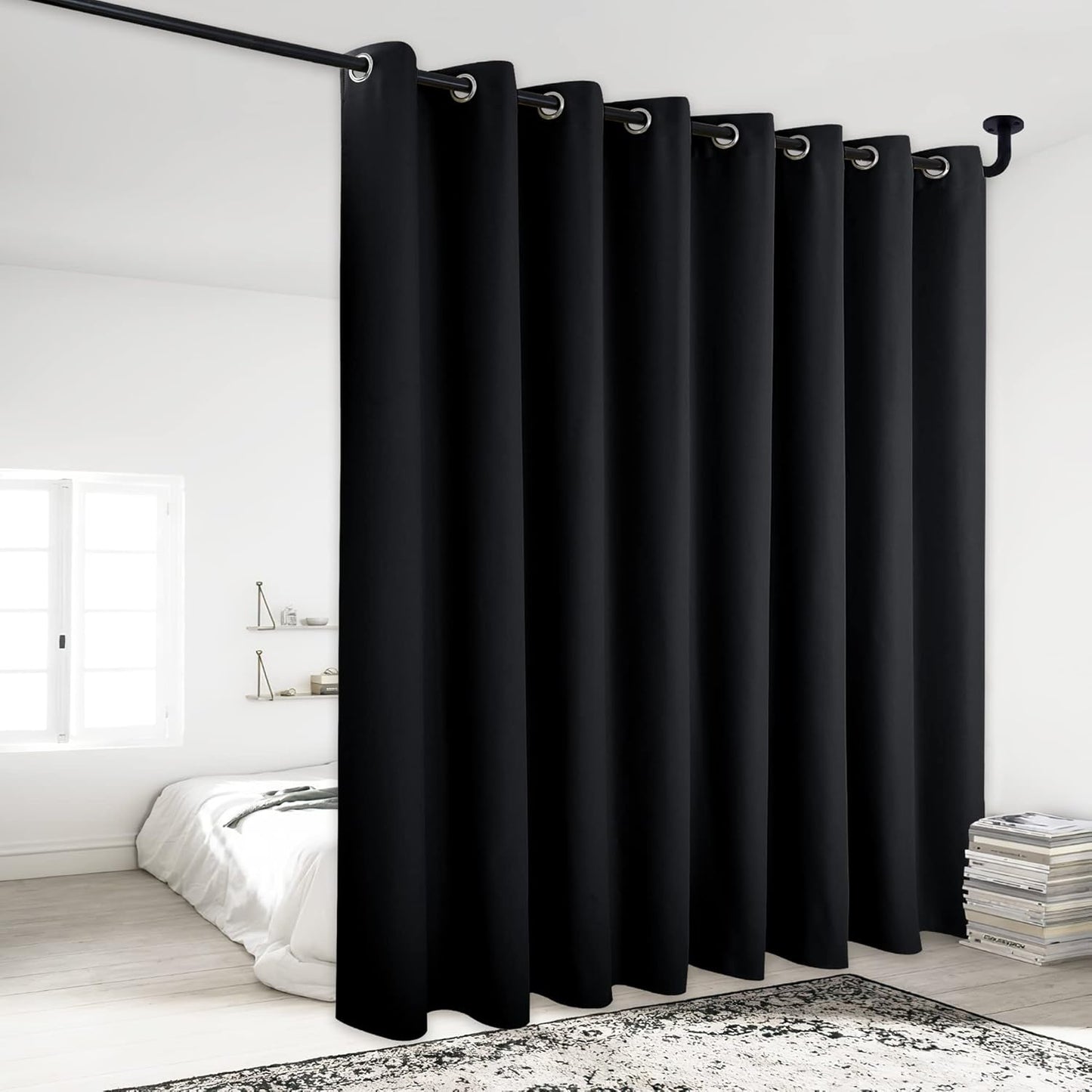 NICETOWN Halloween Blackout Curtain - Reduces Light, 120x84