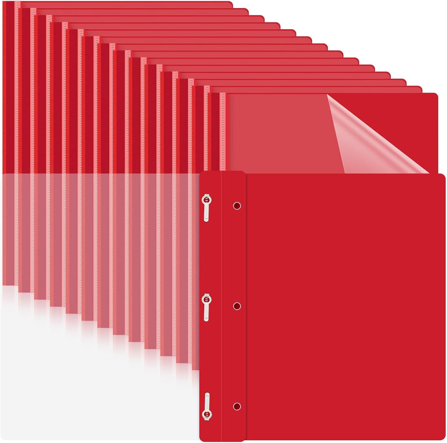 Teling 150 Pcs Plastic Report Covers for Documents and Resumes