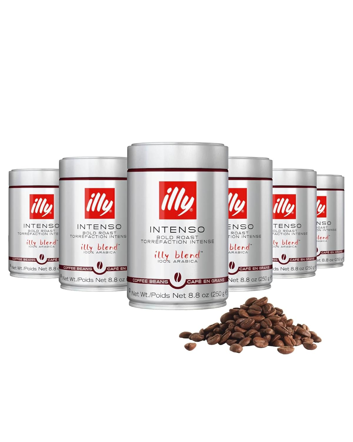Illy Whole Bean Coffee Intenso Bold Roast for Coffee Lovers