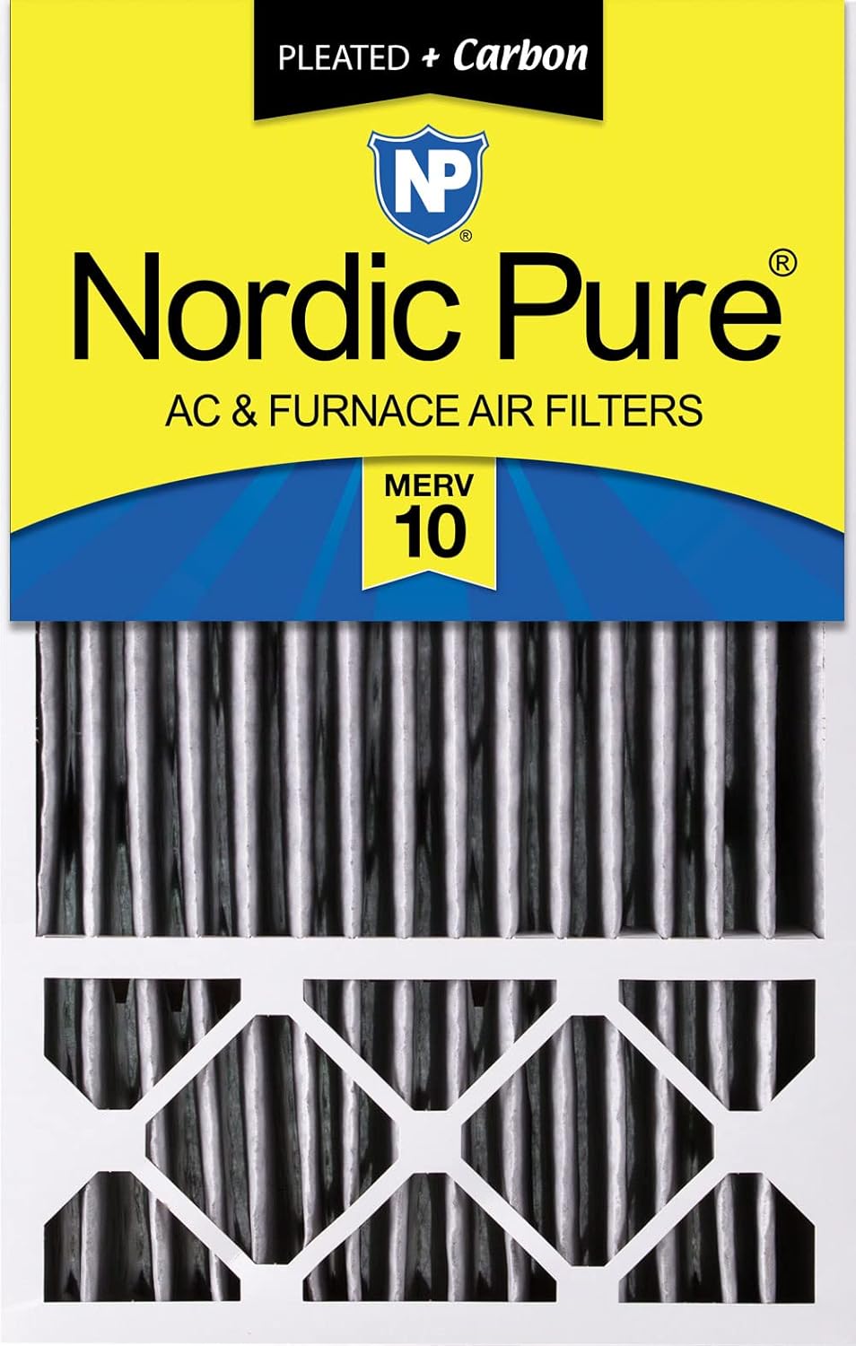 Nordic Pure 16x25x5 Honeywell Replacement Air Filters MERV 10