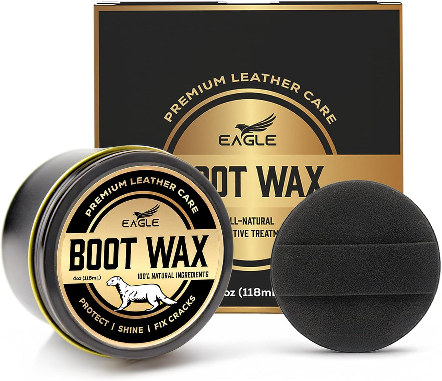 Waterproof Leather Boot Wax - All-Natural Beeswax Conditioner